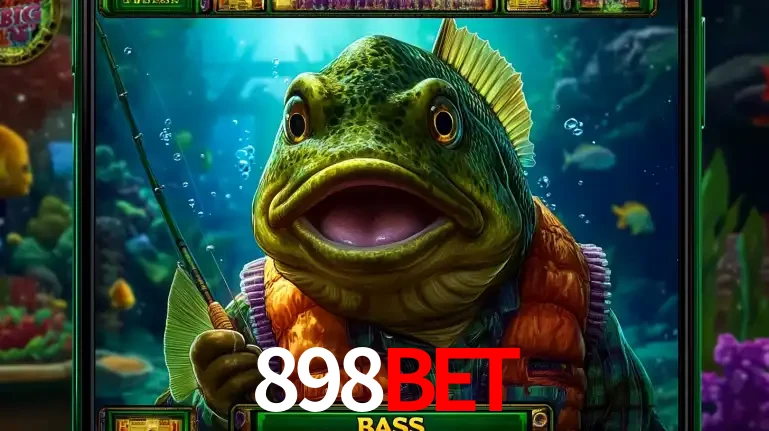 Personagem de peixe pescador do popular jogo de slot com tema de pescaria, uma das emocionantes opções de caça-níqueis para jogar e ganhar no cassino 898BET.